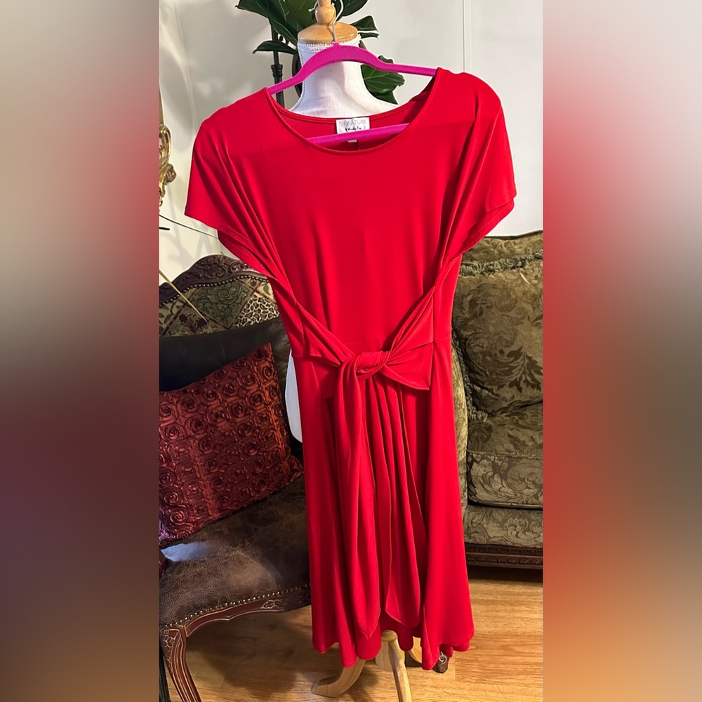 Signature Size Large Red Dress